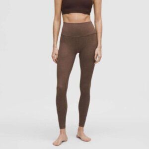 Lululemon Align High-Rise Pant 28" Diamond Texture Print Taupetastic Multi sz 8